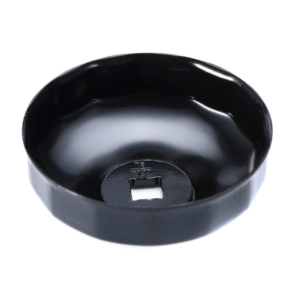 Planet Gates 1pc Black Steel 74mm 14 Flute Motorcycle Oil Filter Wrench Cap Housing Tool Socket Removal For BMW K75 K100 R1100 R1150