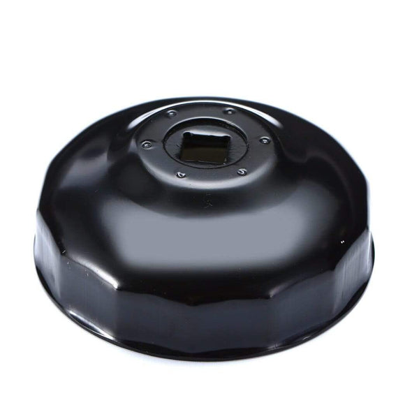 Planet Gates 1pc Black Steel 74mm 14 Flute Motorcycle Oil Filter Wrench Cap Housing Tool Socket Removal For BMW K75 K100 R1100 R1150