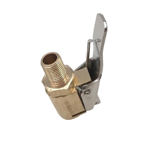 Planet Gates 1PC Car Auto Brass 8mm Tyre Wheel Tire Air Chuck Inflator Pump Valve Clip Connector For Compressor Car Accessories