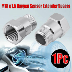 Planet Gates 1Pc Car Oxygen O2 Sensor Adapter Sensor Spacer Isolator M18*1.5 Extender Adapter Check Engine Light Eliminator
