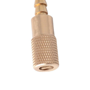 Planet Gates 1PC Car Tire Clamp Joint Connector Adapter Car 6mm Brass Tire Valve Joint Inflator Pump Valve