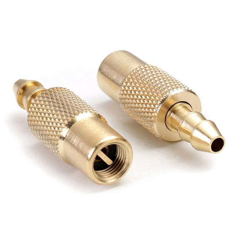 Planet Gates 1PC Car Tire Clamp Joint Connector Adapter Car 6mm Brass Tire Valve Joint Inflator Pump Valve