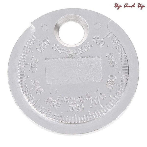 Planet Gates 1pc Coin- Type 0.6-2.4mm Spark Plug Gap Gauge Measurement Tool Range Spark Plug Gage Caliber Measuring Tool