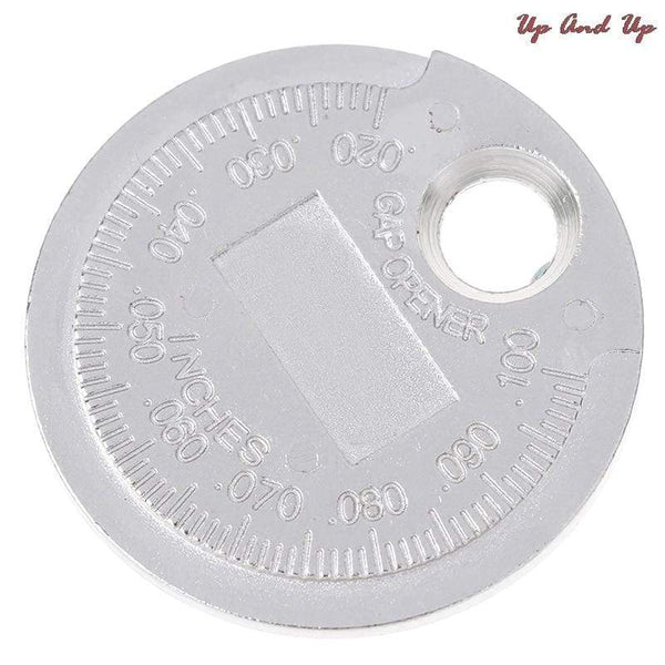 Planet Gates 1pc Coin- Type 0.6-2.4mm Spark Plug Gap Gauge Measurement Tool Range Spark Plug Gage Caliber Measuring Tool