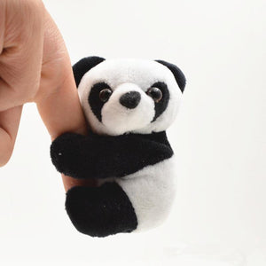 Planet Gates 1PC Creative Plush Panda Clip Black White Hugging Panda Curtain Clip Bookmark Notes Small Stuffed Animal Doll  Souvenir Toys