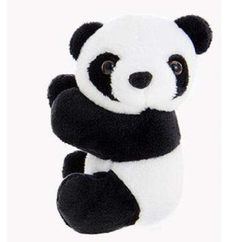 Planet Gates 1PC Creative Plush Panda Clip Black White Hugging Panda Curtain Clip Bookmark Notes Small Stuffed Animal Doll  Souvenir Toys