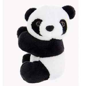 Planet Gates 1PC Creative Plush Panda Clip Black White Hugging Panda Curtain Clip Bookmark Notes Small Stuffed Animal Doll  Souvenir Toys