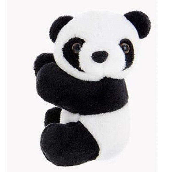 Planet Gates 1PC Creative Plush Panda Clip Black White Hugging Panda Curtain Clip Bookmark Notes Small Stuffed Animal Doll  Souvenir Toys