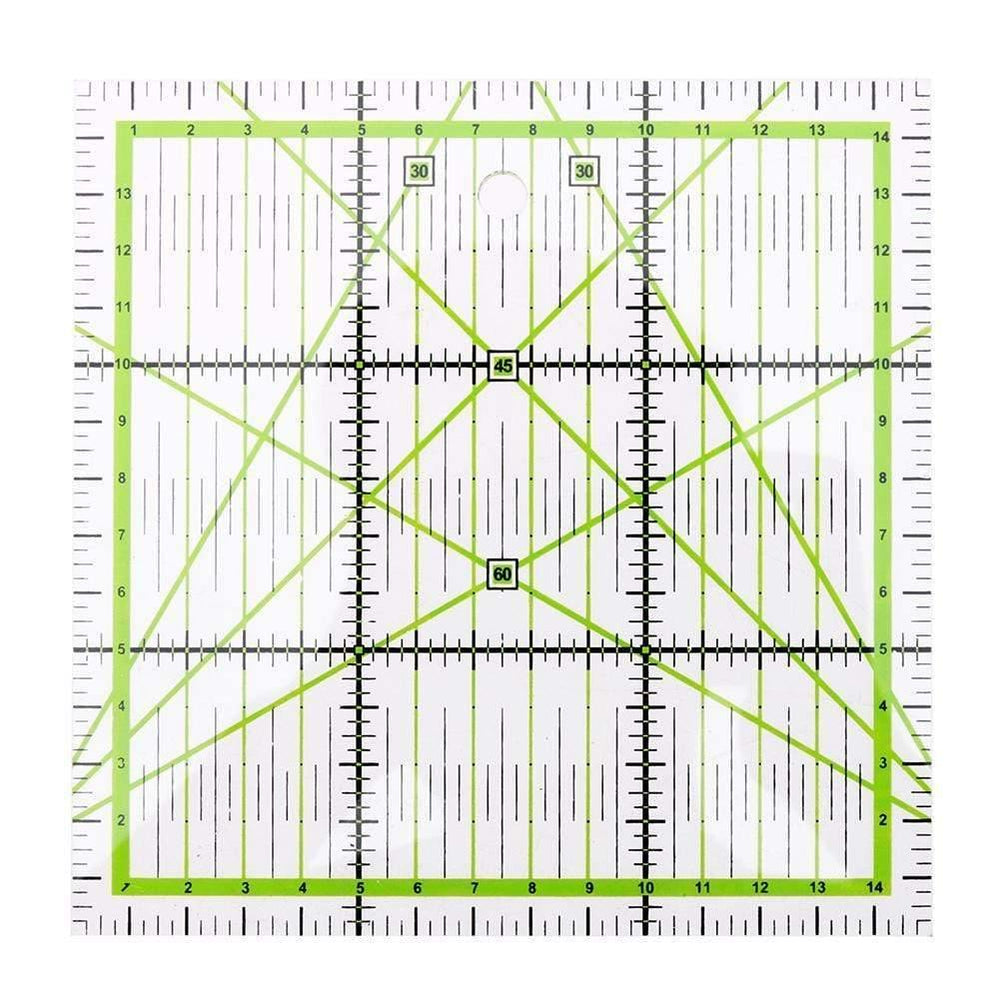 Planet Gates 1PC DIY Hand Tool Patchwork Ruler Square Fan Shape Tailor Yardstick Cloth Cutting Rulers Sewing Arts Craft DIY Sewing Tools
