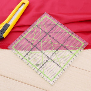 Planet Gates 1PC DIY Hand Tool Patchwork Ruler Square Fan Shape Tailor Yardstick Cloth Cutting Rulers Sewing Arts Craft DIY Sewing Tools