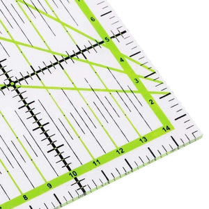 Planet Gates 1PC DIY Hand Tool Patchwork Ruler Square Fan Shape Tailor Yardstick Cloth Cutting Rulers Sewing Arts Craft DIY Sewing Tools