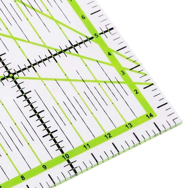 Planet Gates 1PC DIY Hand Tool Patchwork Ruler Square Fan Shape Tailor Yardstick Cloth Cutting Rulers Sewing Arts Craft DIY Sewing Tools