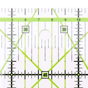 Planet Gates 1PC DIY Hand Tool Patchwork Ruler Square Fan Shape Tailor Yardstick Cloth Cutting Rulers Sewing Arts Craft DIY Sewing Tools