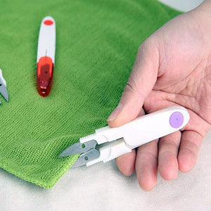 Planet Gates 1Pc DIY Stainless Steel Cross Stitch Needlework Scissors With Cover Snip Thread Cutter Arts Crafts Sewing Tools Accessories Seam