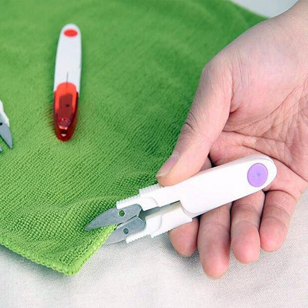 Planet Gates 1Pc DIY Stainless Steel Cross Stitch Needlework Scissors With Cover Snip Thread Cutter Arts Crafts Sewing Tools Accessories Seam