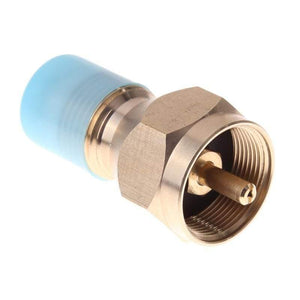 Planet Gates 1pc Gas Adapter Camping Stove Burner Adaptor Outdoor Valve Connector Propane Refill Lp Gas Furnace Cylinder Tank Heater