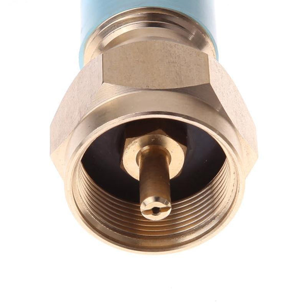Planet Gates 1pc Gas Adapter Camping Stove Burner Adaptor Outdoor Valve Connector Propane Refill Lp Gas Furnace Cylinder Tank Heater