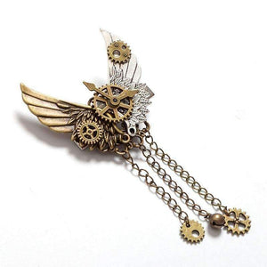 Planet Gates 1pc Girls Steampunk Gear Wings Hair Clip Goth Punk Vintage Lolita Lady Headwear hair accessories