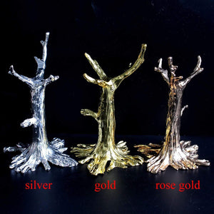 Planet Gates 1PC Gold Sliver Dendritic Metal Craft Stand Tree Shaped Pedestal Crystal ball Base Foundation For Crystal Egg &Sphere Ball