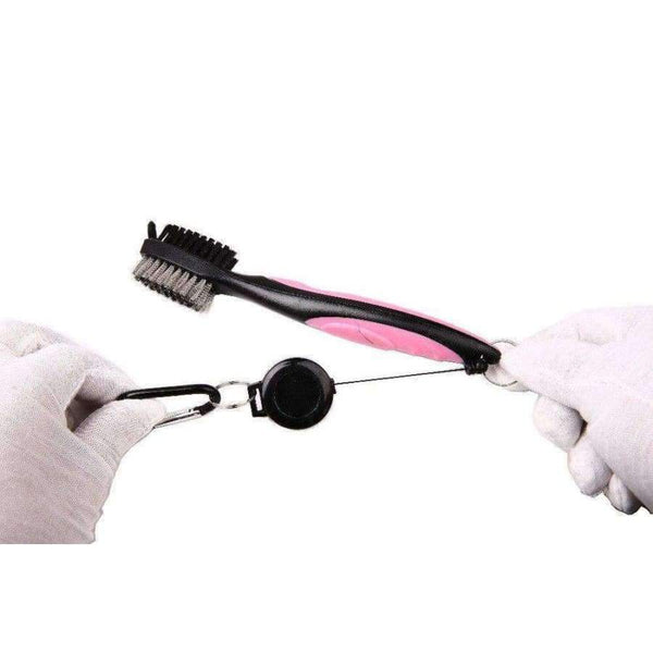 Planet Gates 1pc Golf Club Brush Golf Groove Cleaning Brush 2 Sided Golf Club Head Cleaner Gof Accessories  Free Shipping