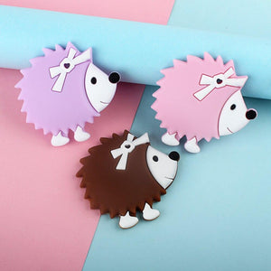 Planet Gates 1pc Hedgehog Silicone Teether Animal Cartoon Baby teething Necklace Chew Charms Baby Products Toddler Toys