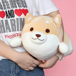 1pc Lovely Fat Shiba Inu & Corgi Dog Plush Toys Stuffed Soft Kawaii Animal Cartoon Pillow Dolls Gift For Kids Baby Children