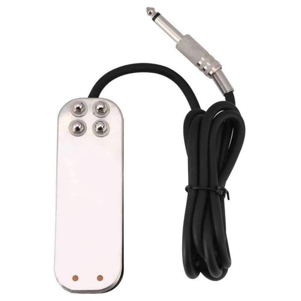Planet Gates 1PC Mini Stainless Steel Tattoo Footswitch Control Foot Pedal Foot Switch Tattoo Power Supply for Power Tattoo Machine Accessory