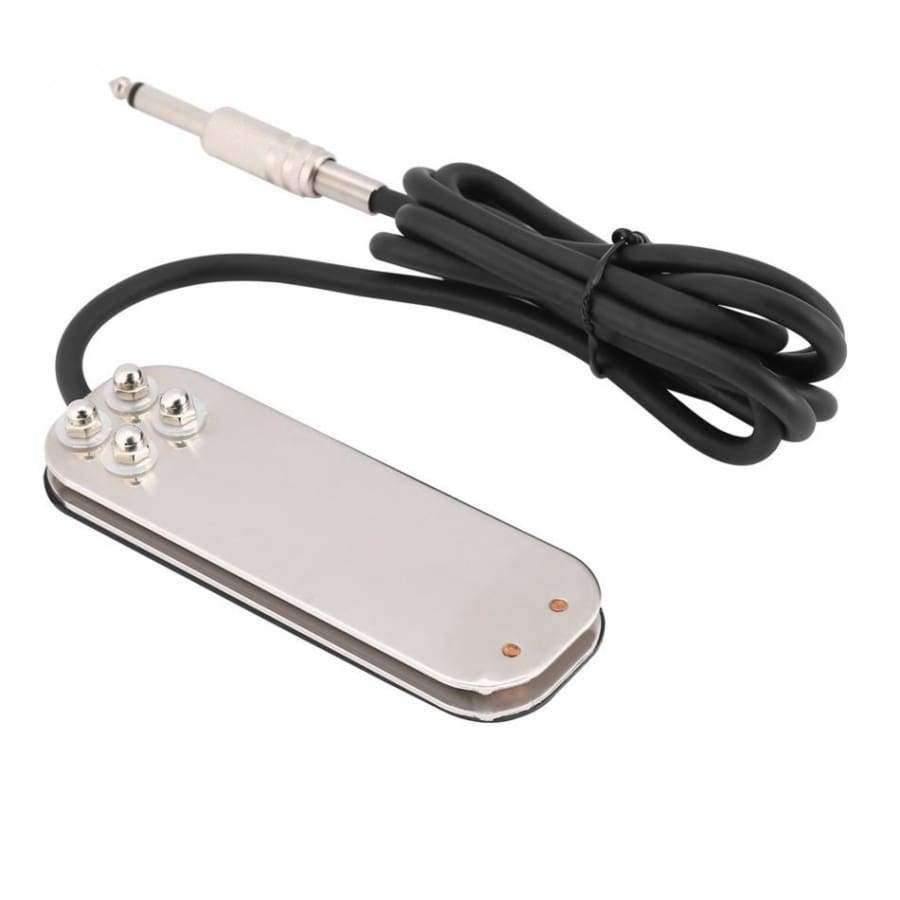 Planet Gates 1PC Mini Stainless Steel Tattoo Footswitch Control Foot Pedal Foot Switch Tattoo Power Supply for Power Tattoo Machine Accessory