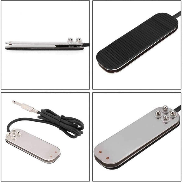 Planet Gates 1PC Mini Stainless Steel Tattoo Footswitch Control Foot Pedal Foot Switch Tattoo Power Supply for Power Tattoo Machine Accessory