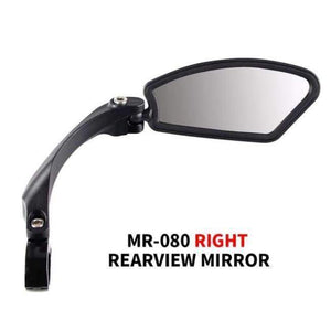Planet Gates 1pc MR080 Right / China Unbreakable Stainless Steel Lens Cycle Bike Mirror Safety Flexible Side Bicycle Mirrors MTB Road Bike Rear View Mirror Cycling