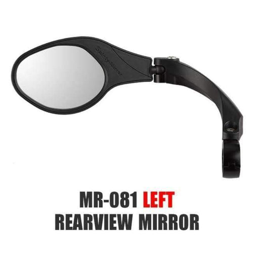 Planet Gates 1pc MR081 Left / China Unbreakable Stainless Steel Lens Cycle Bike Mirror Safety Flexible Side Bicycle Mirrors MTB Road Bike Rear View Mirror Cycling