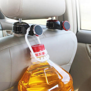Planet Gates 1Pc Multi-function Seat Back Hanging Storage Car Hook Mobile Phone Holder Rear Seat Magnetic Phone Bracket Vehicle Hook