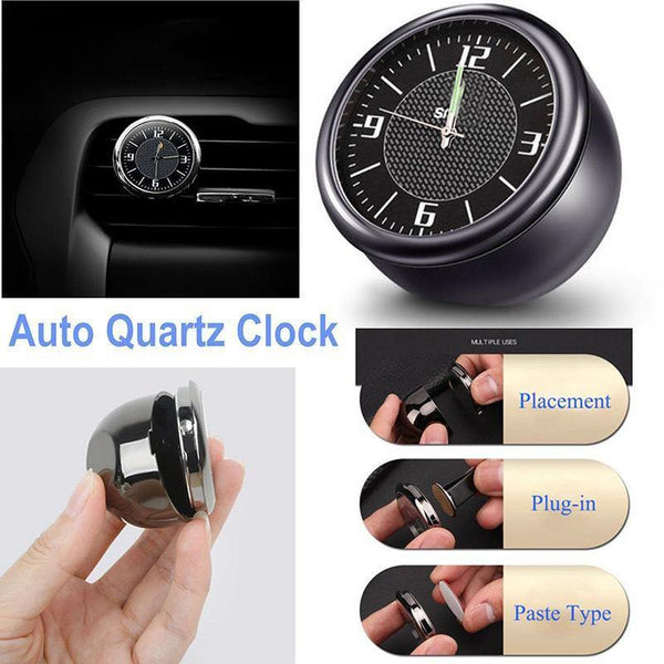 Planet Gates 1pc Quartz Clock Simple and unique design Car Interior Ornament Luminous Digital Electronic Clock Decorative for most cars