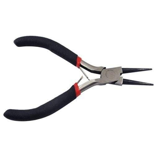Planet Gates 1pc Round Nose Plier Stainless Steel Black Needle Nose Pliers Set Hand Tool For Jewelry Making DIY