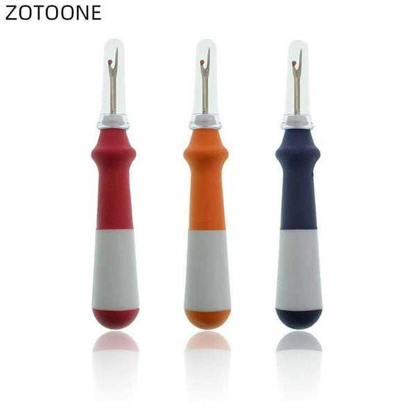 Planet Gates 1PC Sharp Craft Thread Cutter Seam Ripper Safety Handle Stitch Unpicker Hand Tools Needles Arts Sewing Accessories Tools E (1PC)