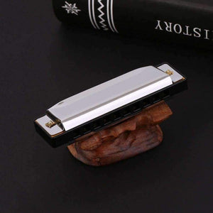 Planet Gates 1pc Silver Swan Harmonica 10 Hole Key of C Mouth Organ for Blues Rock Jazz Folk Harmonicas with Packaging Box