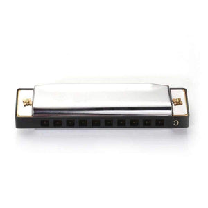 Planet Gates 1pc Silver Swan Harmonica 10 Hole Key of C Mouth Organ for Blues Rock Jazz Folk Harmonicas with Packaging Box