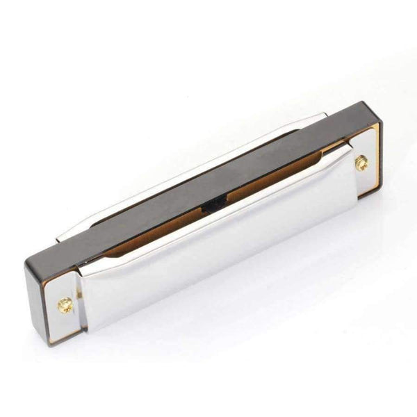 Planet Gates 1pc Silver Swan Harmonica 10 Hole Key of C Mouth Organ for Blues Rock Jazz Folk Harmonicas with Packaging Box