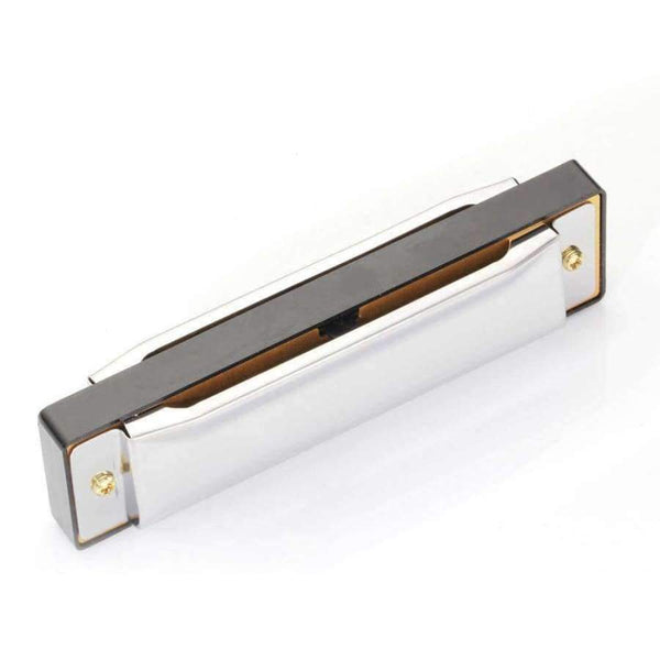 Planet Gates 1pc Silver Swan Harmonica 10 Hole Key of C Mouth Organ for Blues Rock Jazz Folk Harmonicas with Packaging Box