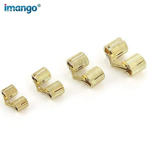 Planet Gates 1pc Small Bucket Hinge Pure Copper Bucket Dark Hinge Charniere Hidden Bucket Hinge Cabinet Door Furniture Hardware Accessories