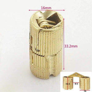 Planet Gates 1pc Small Bucket Hinge Pure Copper Bucket Dark Hinge Charniere Hidden Bucket Hinge Cabinet Door Furniture Hardware Accessories