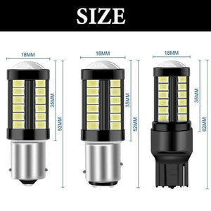 Planet Gates 1PC Super Bright 33SMD P21W PY21W 7440 7443 1157 P21/5W BAY15D BA15S BAU15S W21W W21/5W 5630LED Car brake lights fog lamp 12-24V