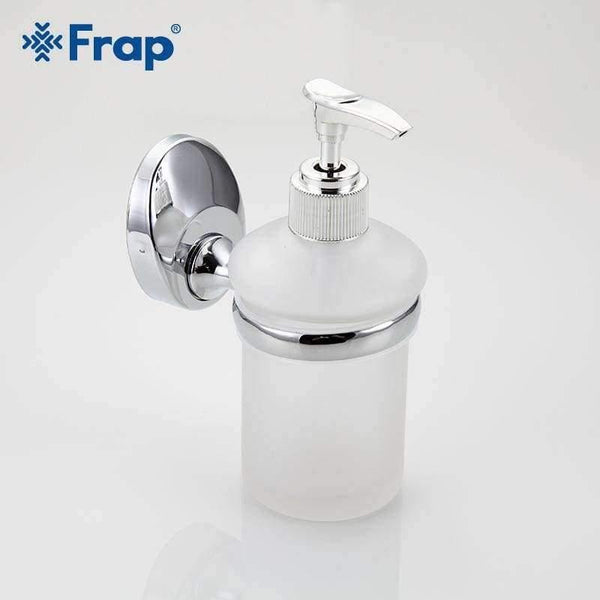 Planet Gates 1pc Wall Mounted Liquid Soap Dispenser With Glass Container/Bottle Bathroom Products Accessories Liquid F1627