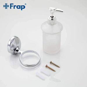 Planet Gates 1pc Wall Mounted Liquid Soap Dispenser With Glass Container/Bottle Bathroom Products Accessories Liquid F1627