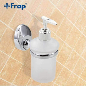 Planet Gates 1pc Wall Mounted Liquid Soap Dispenser With Glass Container/Bottle Bathroom Products Accessories Liquid F1627