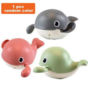Planet Gates 1pc whale random Baby Bath Toys Animal Cute Cartoon Tortoise Crab Classic Baby Water Toy Infant Swim Chain Clockwork Toy For Kid 2020 Newest