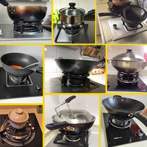 1pc Wok Ring Black Cast Replacement Accessories Pan Stand Support For Burners Gas Hobs&Cookers Useful Convenient