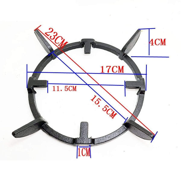 1pc Wok Stands Cast Iron Wok Pan Stand Support Rack For Burners Gas Hobs Cookers Cookers Kitchecn Supplies Tool Accessories