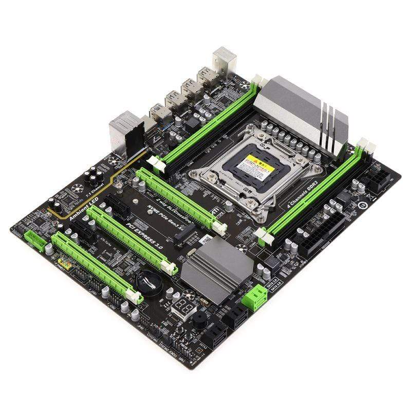 Planet Gates 1pc X79 Turbo moederbord LGA2011 ATX USB3.0 SATA3 PCI-E NVME M.2 SSD ondersteuning REG ECC geheugen en Xeon E5 processor Newest