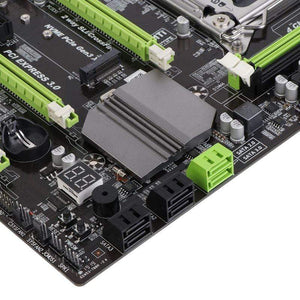 Planet Gates 1pc X79 Turbo moederbord LGA2011 ATX USB3.0 SATA3 PCI-E NVME M.2 SSD ondersteuning REG ECC geheugen en Xeon E5 processor Newest